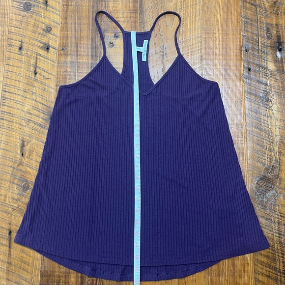 Express One Eleven Purple Racer Back Tank Top, Size Medium - Picture 6 of 6
